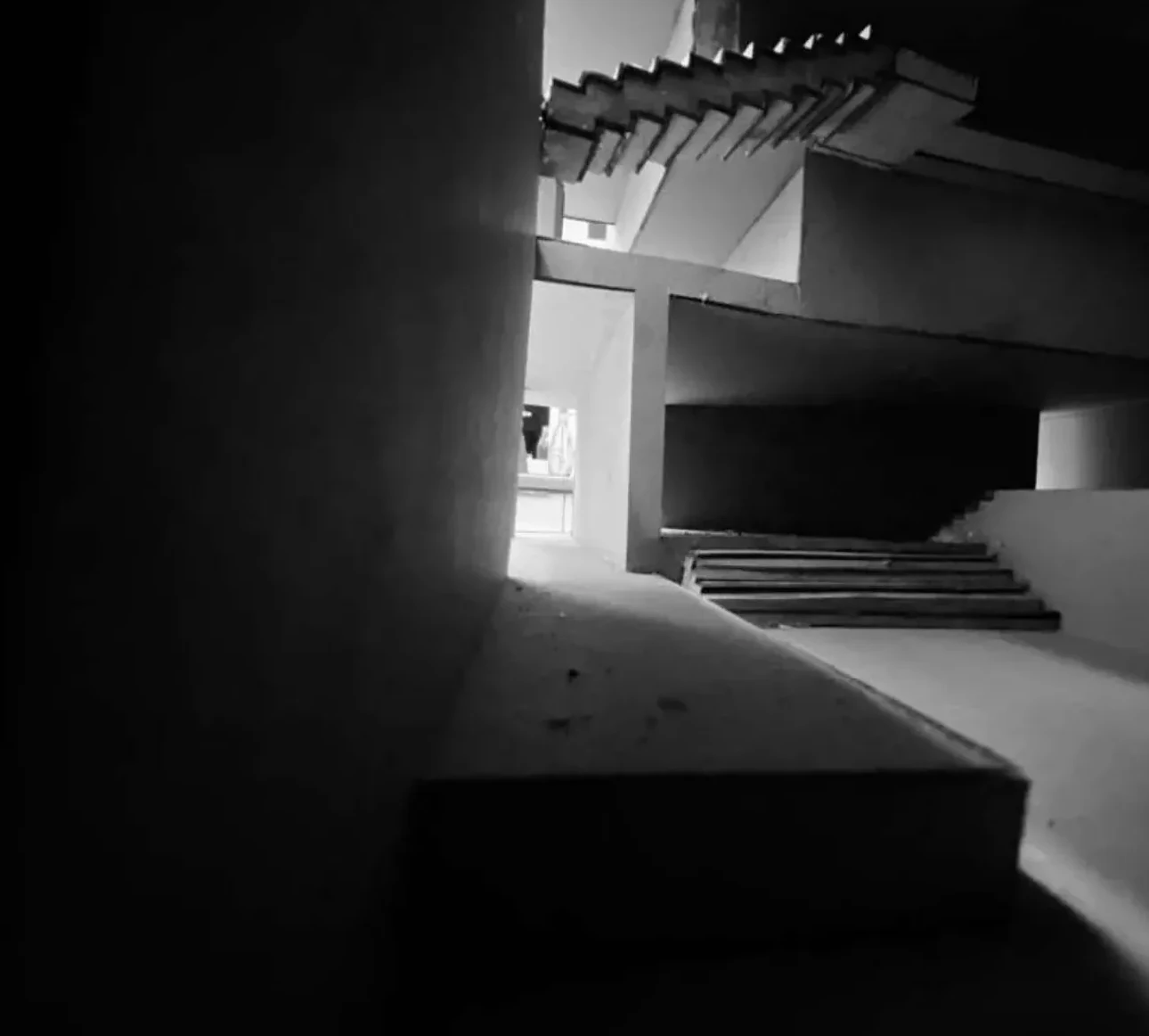 Stufen und Galerie